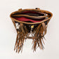 Loyal West Hide And Fringe Medium Cowhide Purse