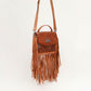 Loyal West Classic Flap Medium Tassle Bag