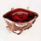 Loyal West Hide And Fringe Large Cowhide Purse