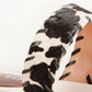 Loyal West Mesa Wanderer Sandals - Black And White Cowhide