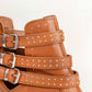 Loyal West Buckle In Ankle Booties & Calfskin