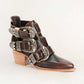 Loyal West Rodeo Ankle Bootie In Calfskin