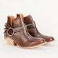 Loyal West Raven Canyon Booties In Calfskin