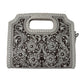 Handtooled Alma Medium Handbag - Ivory Dust
