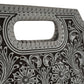 Handtooled Alma Medium Handbag - Ivory Dust