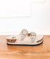 Morgana Western Sandal in Cream