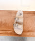 Morgana Western Sandal in Cream