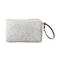 White & Brown Hairon Pouch