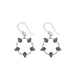 Heart's Dance Earrings in Silver