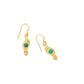 Heart's Dance Earrings in Gold