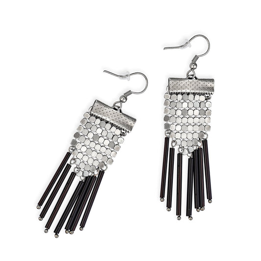 Shaman Mine Earrings In Black