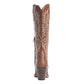 Syllvia Prairie Leather Boots in Bourbon Brown