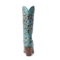 Myra Kasiopeah Cowgirl Leather Boots - Turquoise Western Boots for Women with Pointed Toe Heel