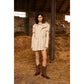 Myra Gianna Hand-Tooled Leather Boots for Women Studded Mid-Calf Western Brunch Heels with Embroidered Floral Designs