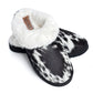 Myra Alamosa Shadow Fur-Lined Hairon Leather Slippers for Women â€“ Winter Indoor Comfort, Soft Sole, Western Style