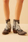 Glennchester Hair-on Hide & Hand-tooled Boots