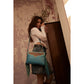 Chaparral Ridge Hand-Tooled Bag In River Blue