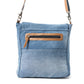 Myra Ashley Adventure Crossbody Bag â€“ Upcycled Denim with Leather Accents