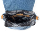 Myra Ashley Adventure Crossbody Bag â€“ Upcycled Denim with Leather Accents