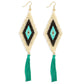 Crested Trail Fringe Earrings
