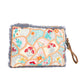 Mosaic Garden Clutch Pouch