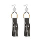 Midnight's Mystery Earrings In Black