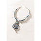 Luxi Concho Necklace In Blue
