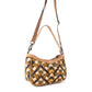 Harvest Chevron Crossbody Bag In Orange