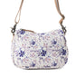 Cottage Rose Crossbody Bag In Purple