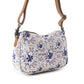 Cottage Rose Crossbody Bag In Purple