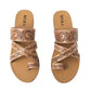 Delia Ridge Sandals In Brown
