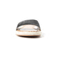 Running Pony Sandals In Black & White Hairon