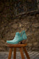Trail Runner Booties In Sky Blue