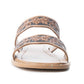 Santa Fe Daisy Slides In Black & Brown