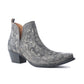 Moonlight on the Mesa Booties In Crackle Black