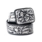 Desert Silver Moon Women's Belt In Black
