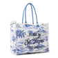 Saint Tropez Weekender Bag In Blue & White