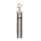Braided Buckle Hairon Key Fob in Dusty Bronze