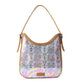 Desert Snow Leopard Leather Bag In White