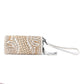 Sparkling Desert Moon Luxe Wallet In Chocolate White
