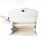Sparkling Desert Moon Luxe Wallet In Chocolate White