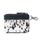 Wildflowers of the Prairie Credit Card Holder In Black & Brown