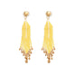 Seaside Dreams Beaded Earrings In Yellow