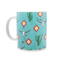 Sippinâ€™ in the South Ceramic Mug in Cactus Geometry