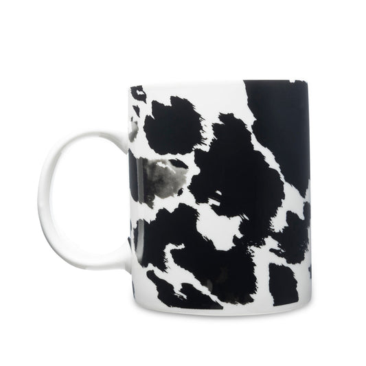 Sippinâ€™ in the South Ceramic Mug in Black Leopard Print