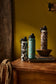Moo & Bloom Stainless Steel Water Bottle in Cactus Geometry