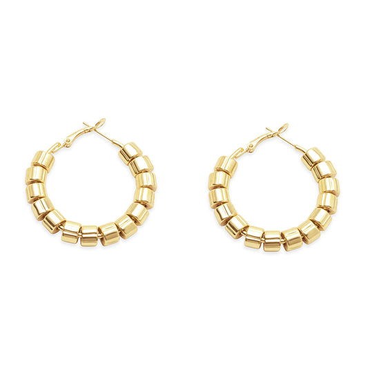 Golden Head Trail Earrings