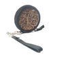 Botanic Bliss Handtooled Leather Coin Pouch in Golden Tan