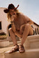 Saddle Ridge Trail Leather Sandals in Light Brown