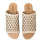 Dawnlace Desert Curve Sandals in  Beige